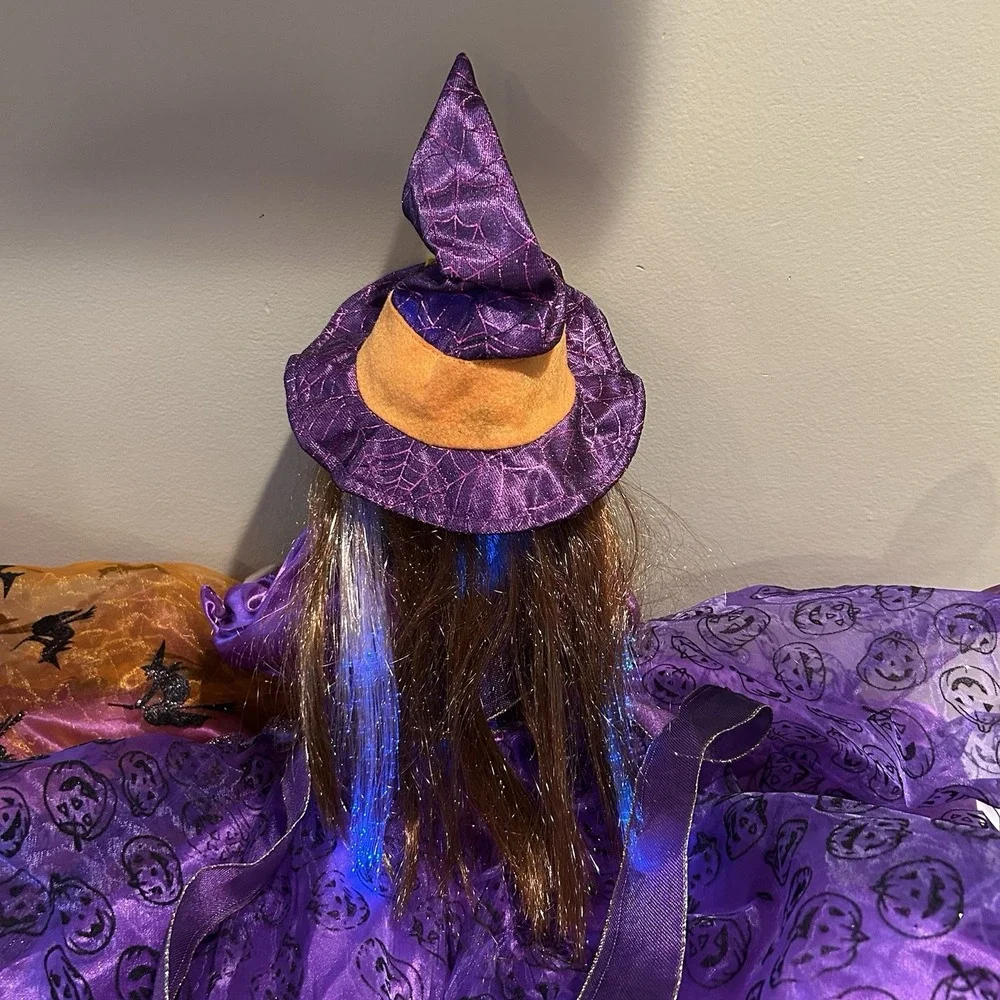 Cracker BarrelColor Changing‎ Fiber Optic Witch Halloween Masquerade Works